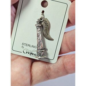 Wheeler sterling silver Fort Fisher lighthouse charm